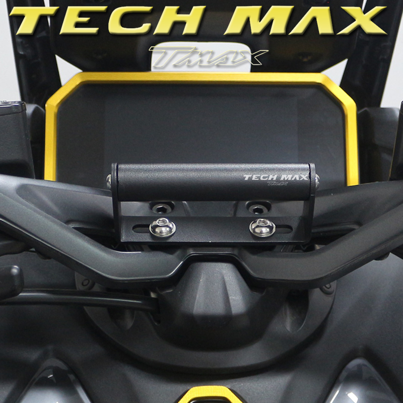 Tech Accessories 2022 - オートバイアクセサリーナビゲーションブラケットマウントスマートフォン GPS ホルダーヤマハ TMAX560 テックマックス T-MAX