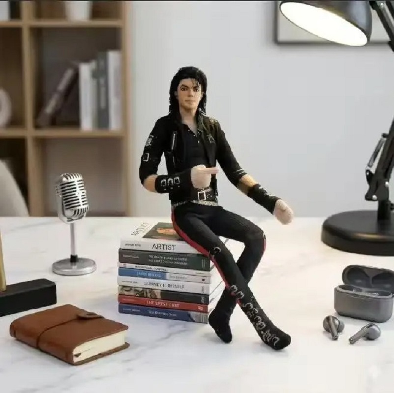 Tech Home Accessories - 新しい//ホットスタイルマイケル・ジャクソンコスプレ小道具人形ぬいぐるみフィギュア人形部屋の装飾抽象的な関節可動小道具ギフト