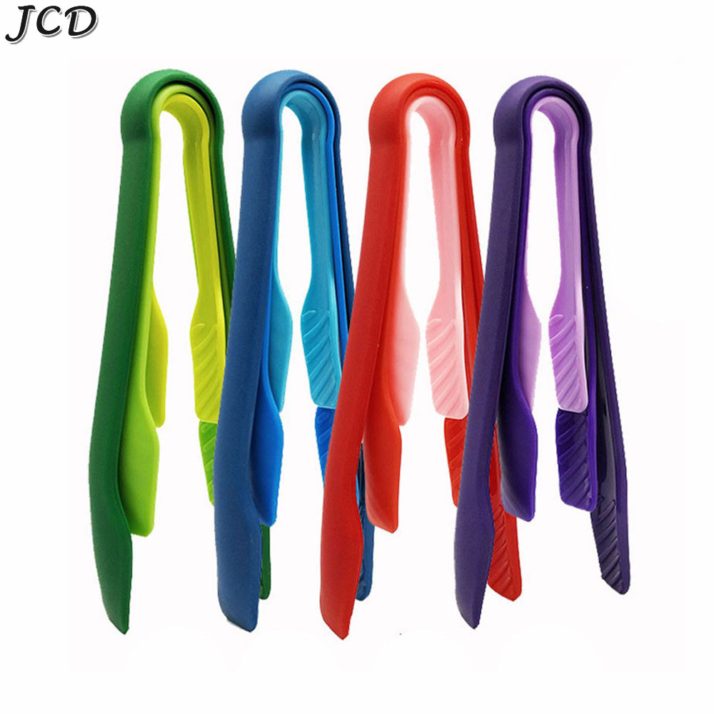 Hi Tech Kitchen Accessories - JCD 3 個プラスチック食品トングキッチントングノンスリップクッキングクリップクランプバーベキューサラダツールグリルキッチンアクセサリー