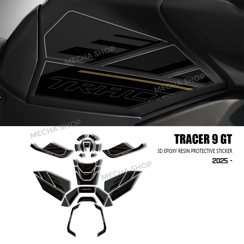 Tech Accessories Store - オートバイアクセサリー 3D 樹脂ステッカー保護キットトレーサー 9 GT 2025