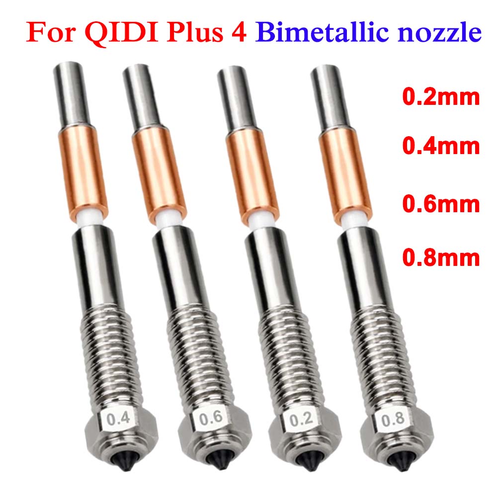 Tech Accessories Store - QIDI Plus 4 バイメタルノズル 0.2mm 0.4mm