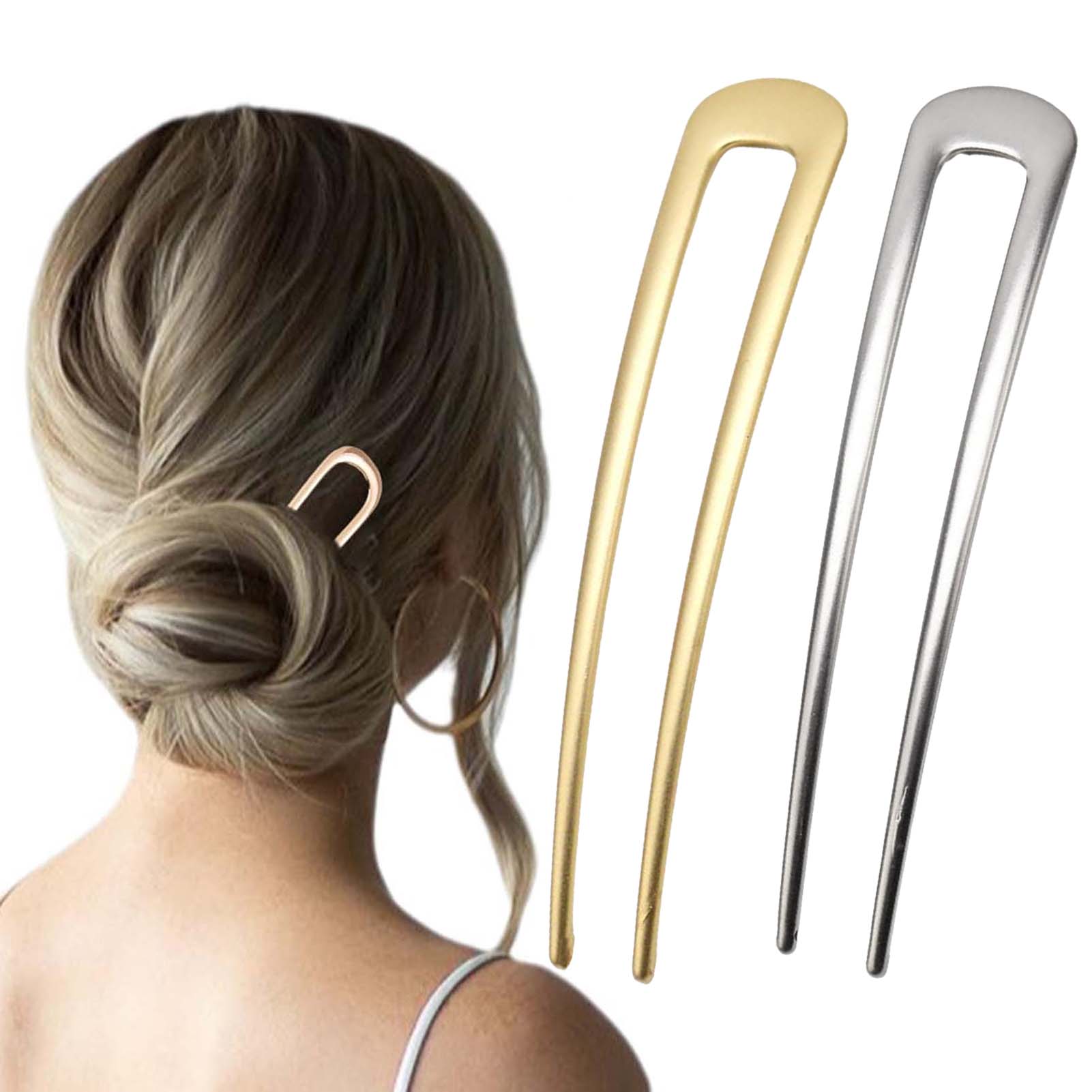 フランス製U字型ヘアピン ヴィンテージメタルヘアフォークステ - Vintage Tech Accessories のレビューと価格