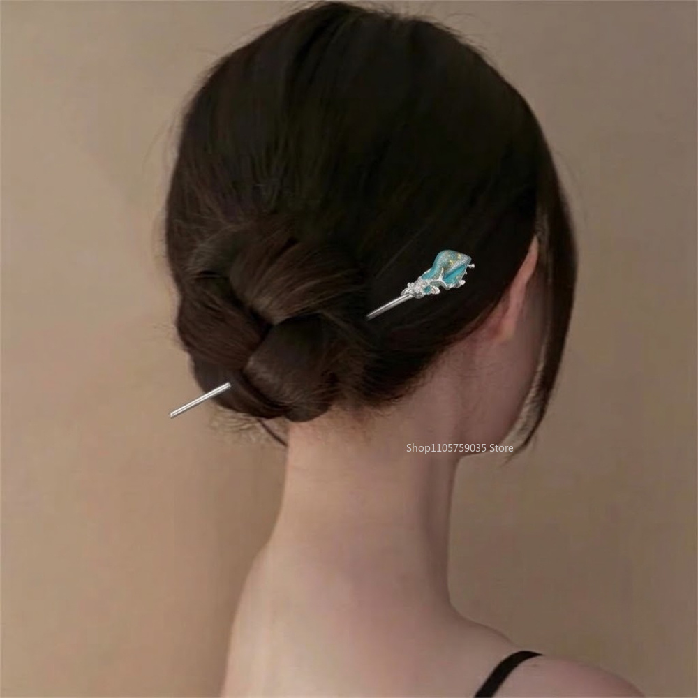 中国風の韓服クリスタルヘアスティックヴィンテージクラシック金 - Vintage Tech Accessories のレビューと価格