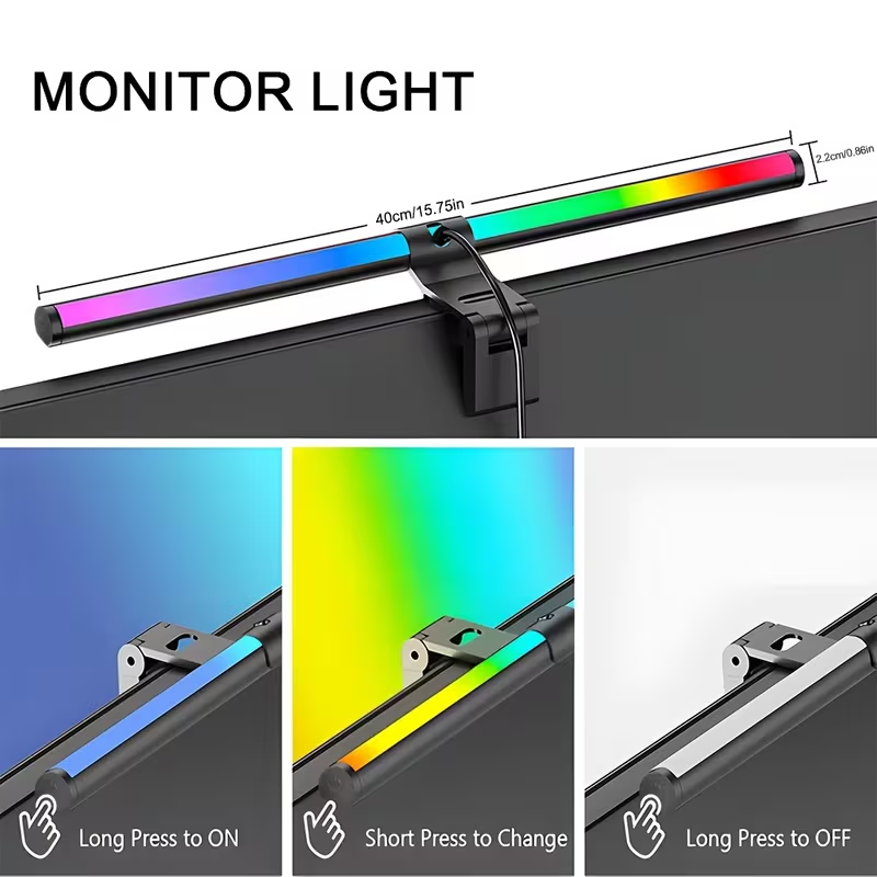 モニターライトバー RGBライトバー 雰囲気照明 USB L - Tech Accessories Desk のレビューと価格