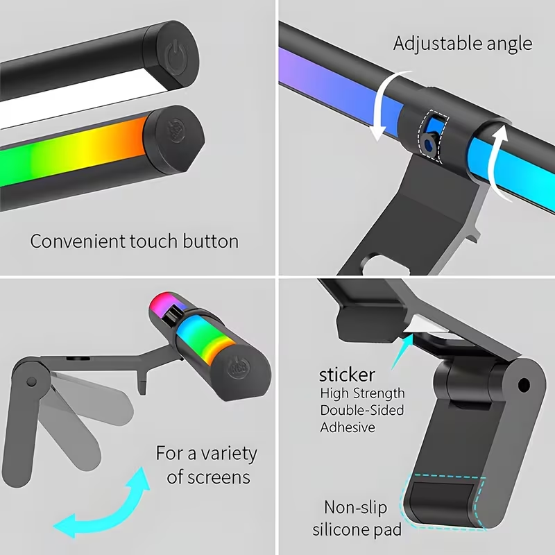 モニターライトバー RGBライトバー 雰囲気照明 USB L - Tech Accessories Desk のレビューと価格