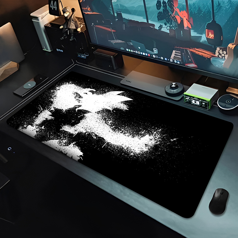 DBZ ブラックアニメマウスパッドドラゴンボール大型 PC  - Tech Accessories Desk のレビューと価格