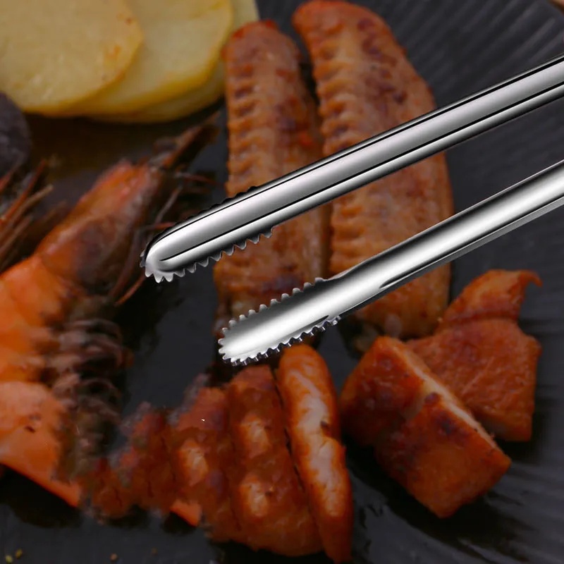 304 ステンレス鋼グリルトングフードクリップバーベキュース - Hi Tech Kitchen Accessories のレビューと価格