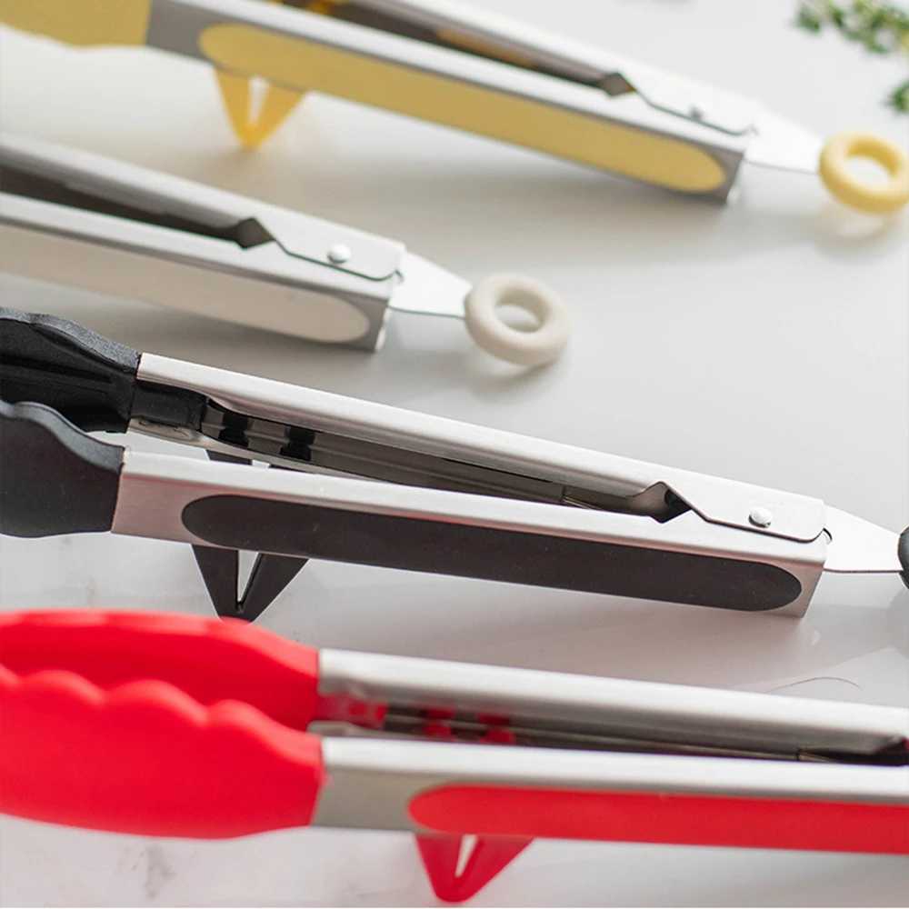 シリコン滑り止めクッキングクリップ,10インチステンレス鋼フ - Hi Tech Kitchen Accessories のレビューと価格