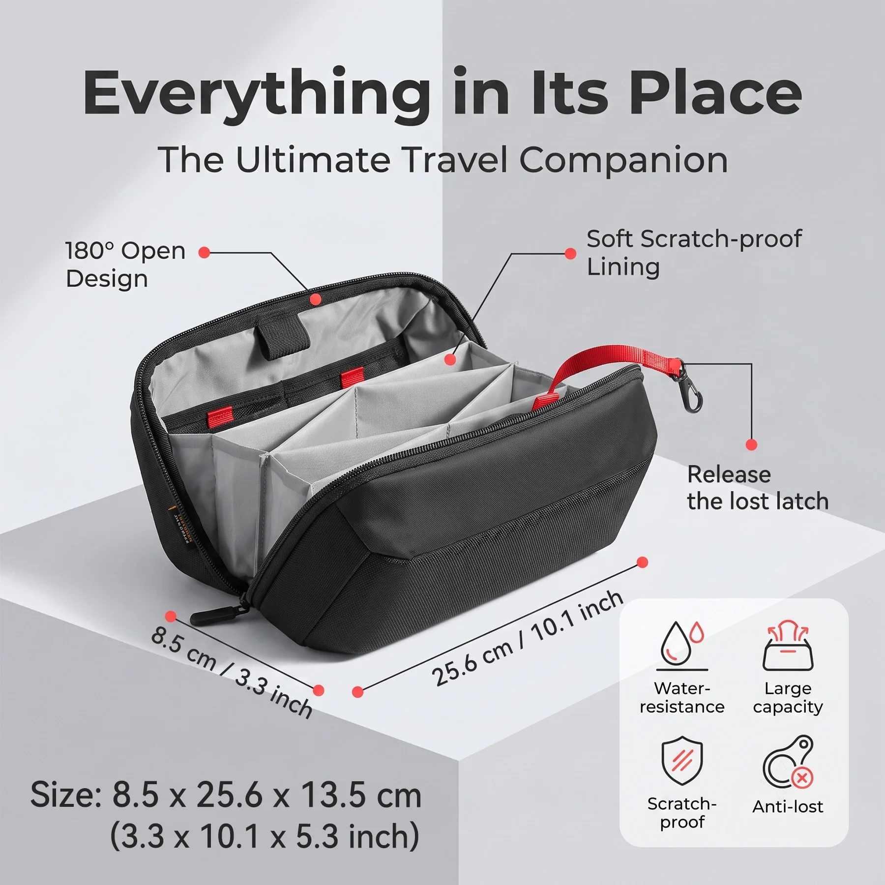 トラベルテックオーガナイザーポーチ、防水多機能電子機器アクセ - Tech Accessories Travel のレビューと価格