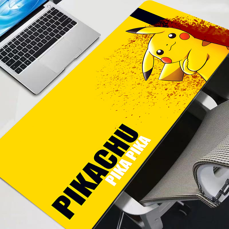マウスパッド大 P-ピカチュウゴム PC コンピュータゲーム - Tech Accessories Desk のレビューと価格