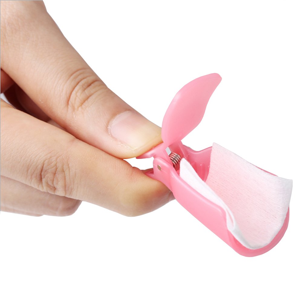 10個入り プラスチック製 ネイルアート ソークオフ キャッ - Nail Tech Accessories のレビューと価格