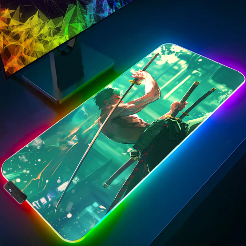ワンピースゾロマウスパッド RGB ゲームアクセサリー Ga - Tech Accessories Desk のレビューと価格