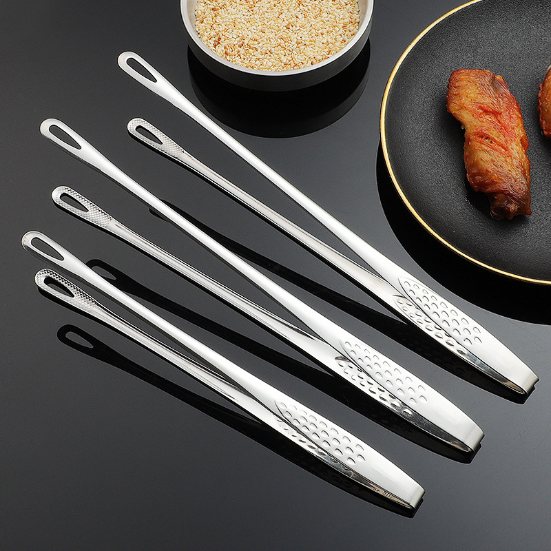 304ステンレス鋼フードトング、ロングハンドル、滑り止めバー - Hi Tech Kitchen Accessories のレビューと価格