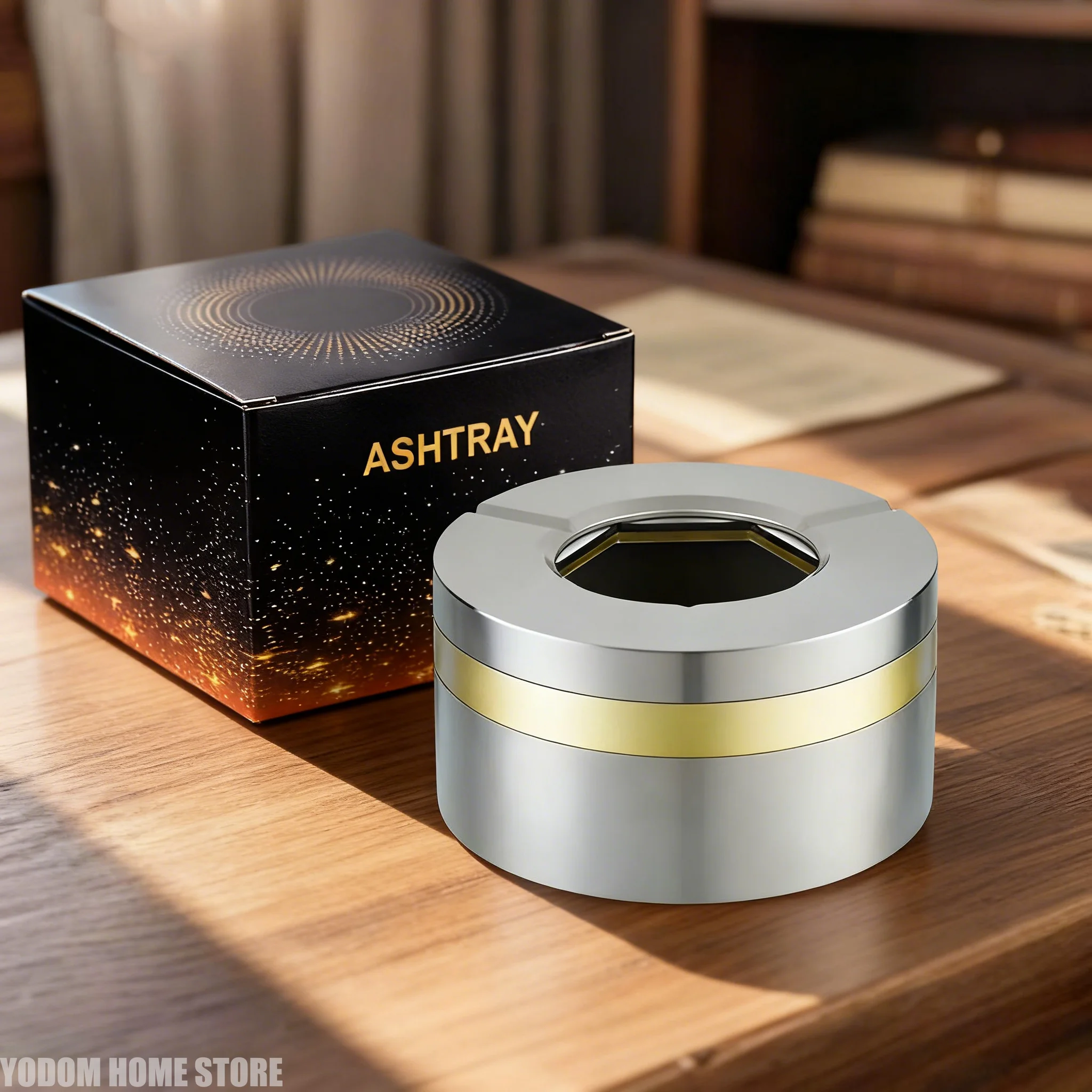 高級機械式回転灰皿（蓋付き）- プレミアムシガーアクセサリー - Unique Tech Accessories Gifts のレビューと価格