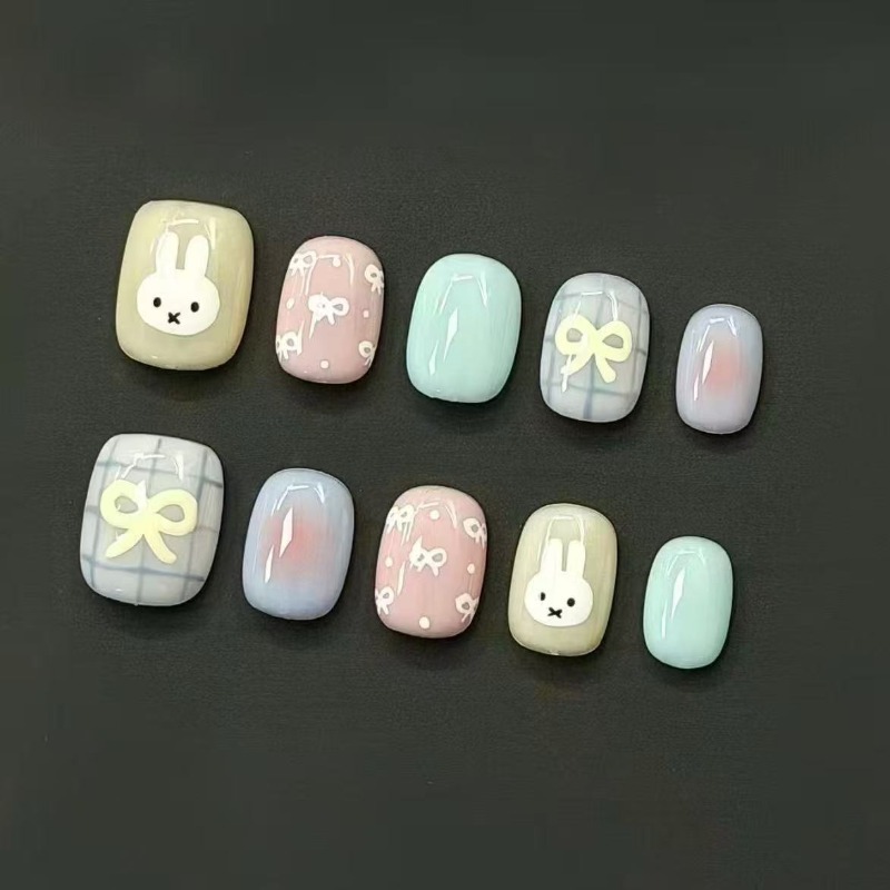 ミッフィーバニー |   ふわふわマカロンカラーのミッフィー - Nail Tech Accessories のレビューと価格