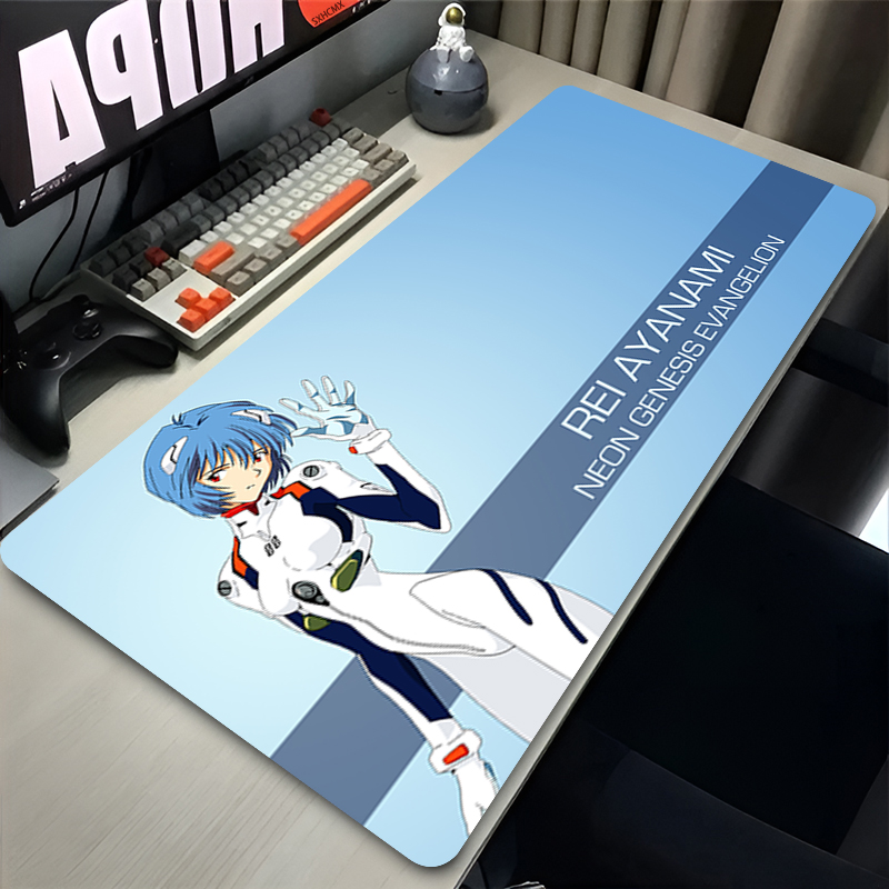 マウスパッド XXL 大型かわいいアニメガール綾波レイマウス - Tech Accessories Desk のレビューと価格