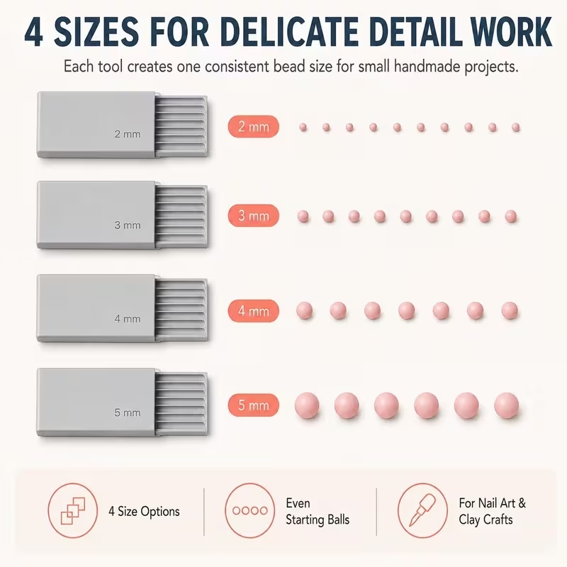 3Dプリントクレイジェルボールメーカーツール、3Dジェルフラ - Nail Tech Accessories のレビューと価格