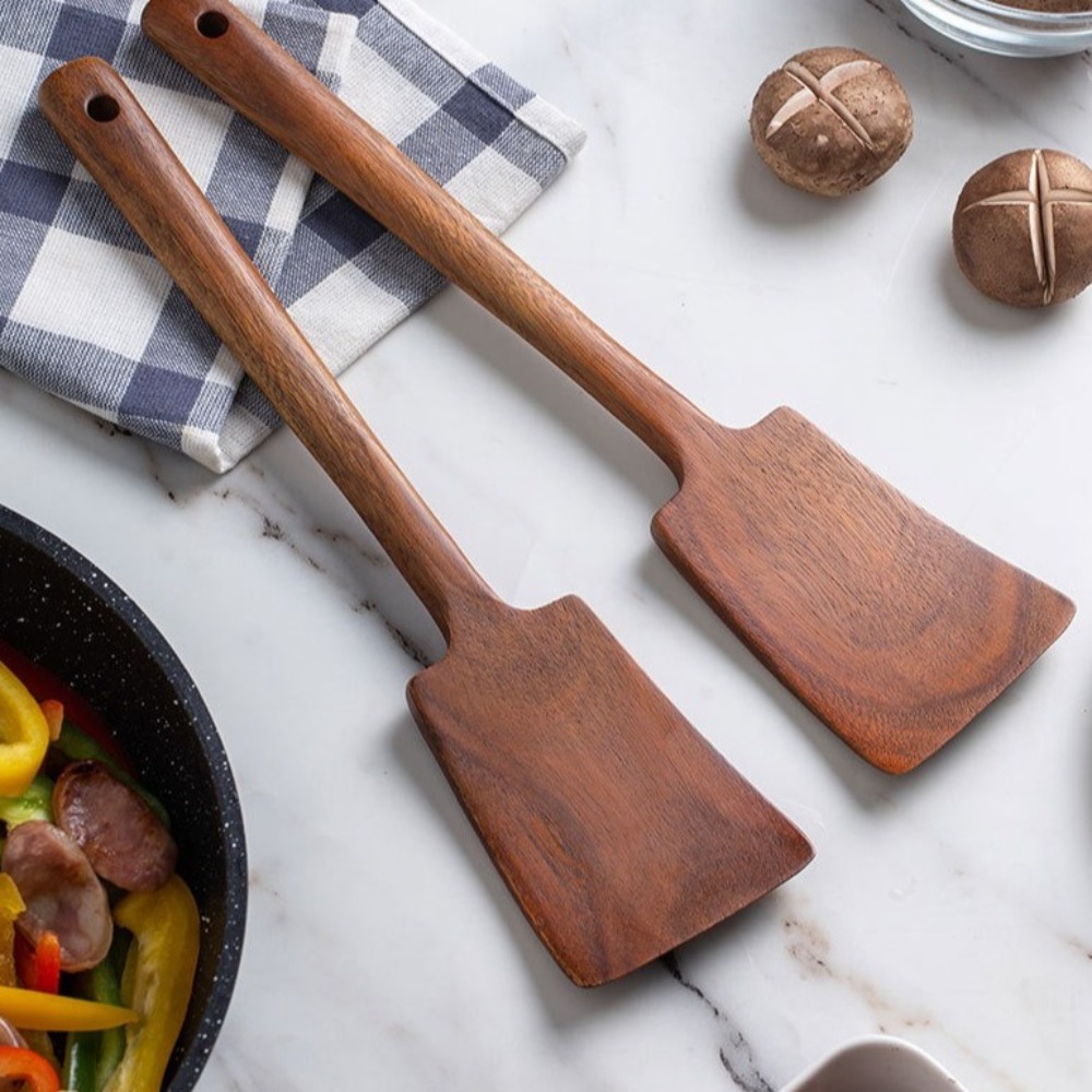 34 センチメートル木製調理ヘラターナーロングハンドルシャベ - Hi Tech Kitchen Accessories のレビューと価格