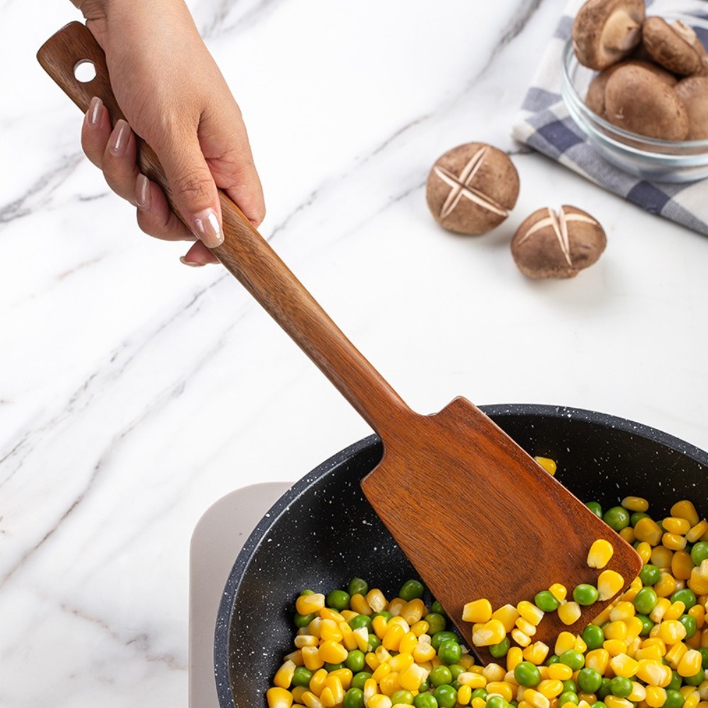 34 センチメートル木製調理ヘラターナーロングハンドルシャベ - Hi Tech Kitchen Accessories のレビューと価格