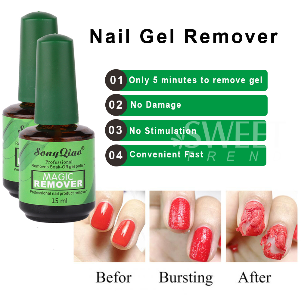1/2/3個入り 15ml ネイルリムーバー バーストジェル - Nail Tech Accessories のレビューと価格