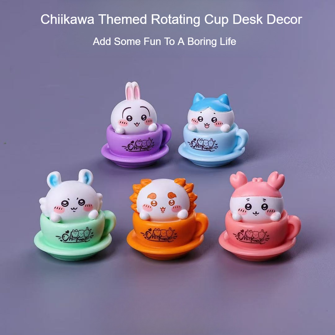 ちいかわ回転カップフィギュア かわいいアニメミニデスクデコレ - Tech Home Accessories のレビューと価格