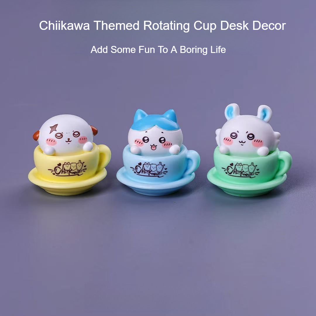 ちいかわ回転カップフィギュア かわいいアニメミニデスクデコレ - Tech Home Accessories のレビューと価格