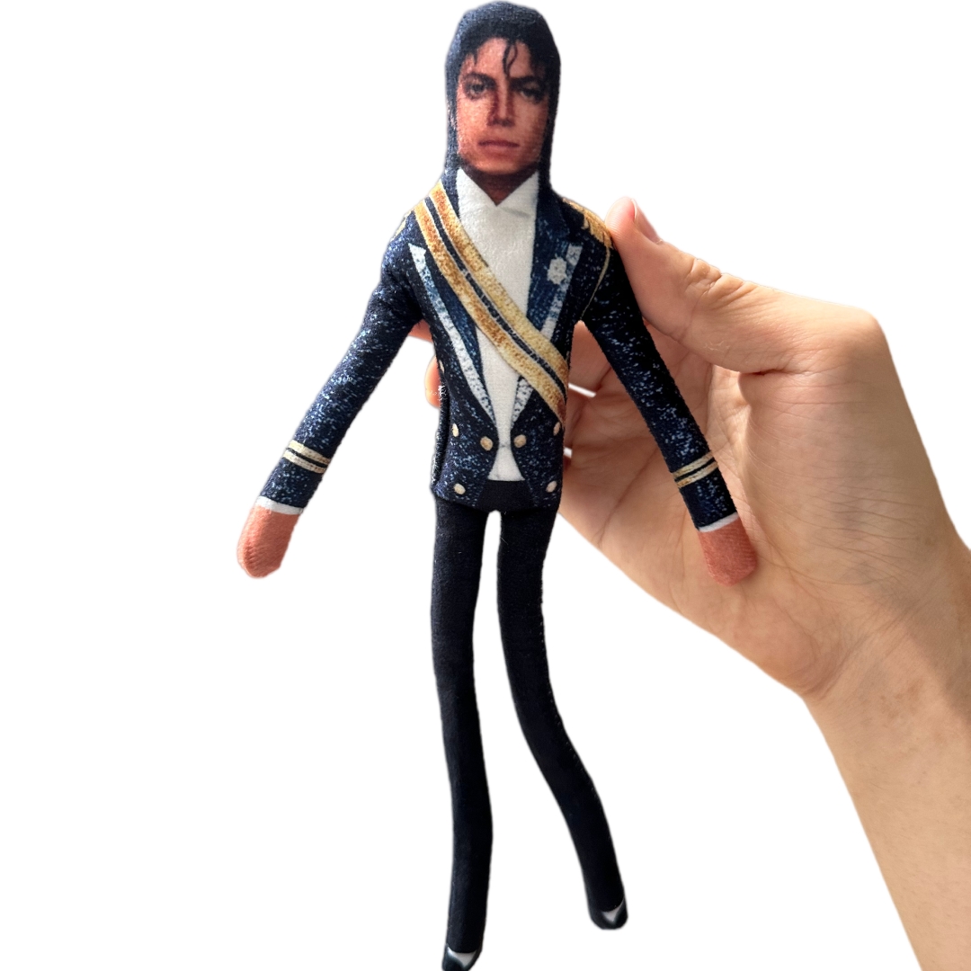 1-6 個マイケル・ジャクソンコスプレ小道具人形ぬいぐるみフ - Tech Home Accessories のレビューと価格