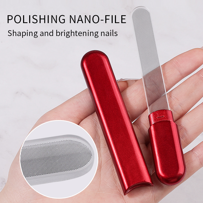 プロフェッショナルガラスネイルファイルバッファナノ - 用品 - Tech Accessories Store のレビューと価格