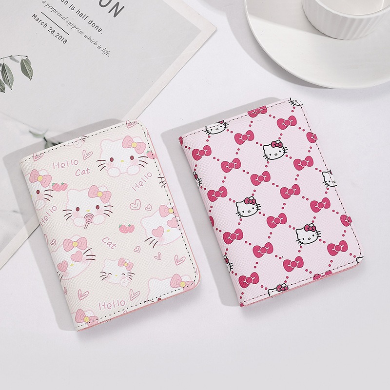 ハローキティ 女性用パスポートカバー PUレザー 多機能クレ - Tech Accessories Travel のレビューと価格